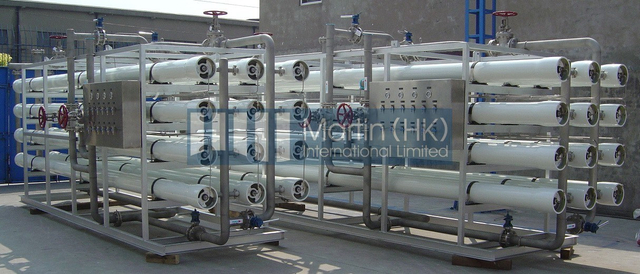 Water Treatment Industrial RO System 60ton/HR X 2