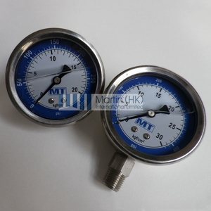 Mt Stainless Steel Side Mount and Panel Mount Pressure Gauge