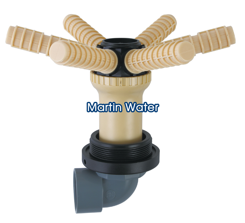 6 Laterals Size Mount Distributor for Water Tank