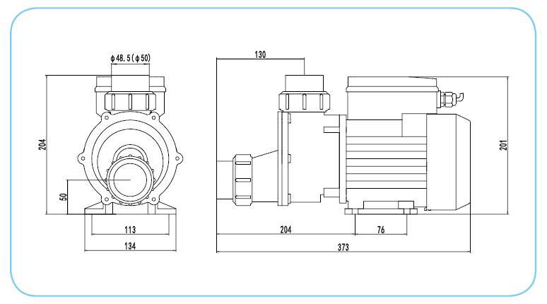 Swimming Pool Pump for Water Pump Massage Bathtub Pump