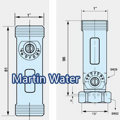 in Line Flow Meter for Water Treatment System