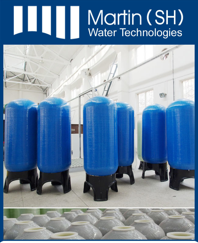 High Performance No Pollution Natural FRP Pressure Tanks for Water Softner