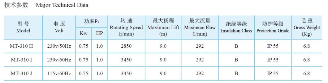 Swimming Pool Pump Water Pump Massage Bathtub Pump