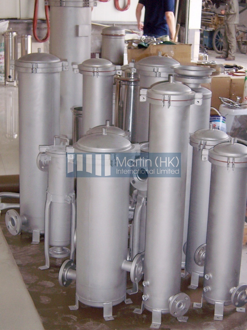 V-Clamp Stainless Steel Multi-Cartridge Filter Housings for Water Filtration